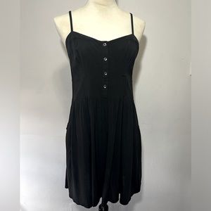 Express, black summer dress, L